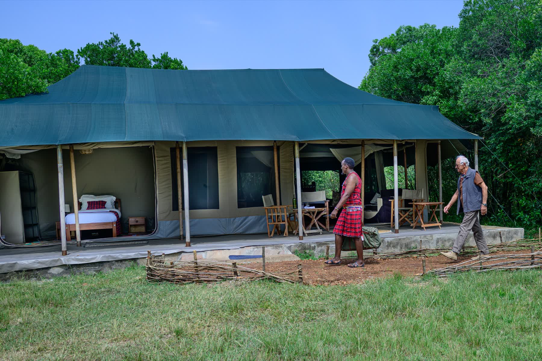 A guest tent at Tembo Bush Camp