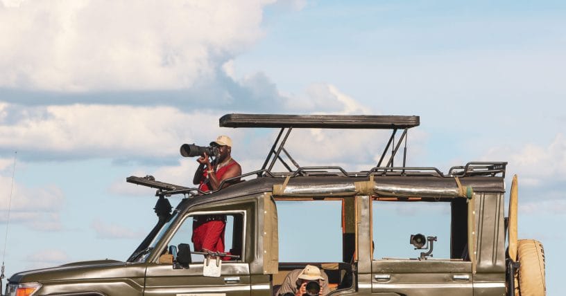 Photographic Vehicle Setup with Host and Guest (Angle 5) - Tembo By Jackson Collection